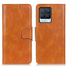 Coque Portefeuille Livre Cuir Etui Clapet M09L pour Realme 8 4G Marron