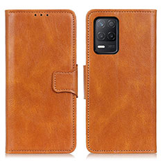 Coque Portefeuille Livre Cuir Etui Clapet M09L pour Realme 8 5G Marron