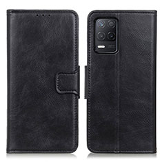 Coque Portefeuille Livre Cuir Etui Clapet M09L pour Realme 8 5G Noir