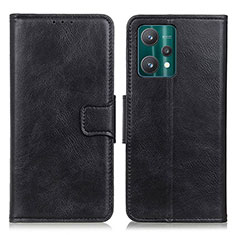 Coque Portefeuille Livre Cuir Etui Clapet M09L pour Realme 9 4G Noir