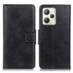 Coque Portefeuille Livre Cuir Etui Clapet M09L pour Realme C35 Noir