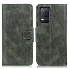 Coque Portefeuille Livre Cuir Etui Clapet M09L pour Realme Narzo 30 5G Vert