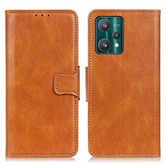 Coque Portefeuille Livre Cuir Etui Clapet M09L pour Realme Narzo 50 Pro 5G Marron