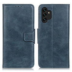 Coque Portefeuille Livre Cuir Etui Clapet M09L pour Samsung Galaxy A04s Bleu