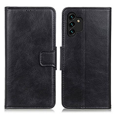 Coque Portefeuille Livre Cuir Etui Clapet M09L pour Samsung Galaxy A04s Noir