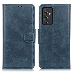 Coque Portefeuille Livre Cuir Etui Clapet M09L pour Samsung Galaxy A15 4G Bleu