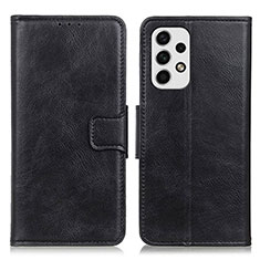 Coque Portefeuille Livre Cuir Etui Clapet M09L pour Samsung Galaxy A23 4G Noir