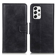 Coque Portefeuille Livre Cuir Etui Clapet M09L pour Samsung Galaxy A53 5G Noir