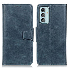 Coque Portefeuille Livre Cuir Etui Clapet M09L pour Samsung Galaxy F23 5G Bleu