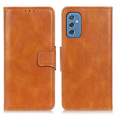 Coque Portefeuille Livre Cuir Etui Clapet M09L pour Samsung Galaxy M52 5G Marron