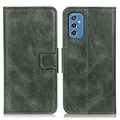 Coque Portefeuille Livre Cuir Etui Clapet M09L pour Samsung Galaxy M52 5G Vert