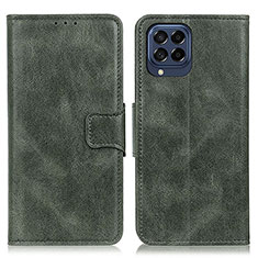 Coque Portefeuille Livre Cuir Etui Clapet M09L pour Samsung Galaxy M53 5G Vert