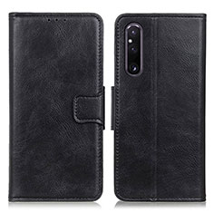 Coque Portefeuille Livre Cuir Etui Clapet M09L pour Sony Xperia 1 V Noir