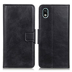 Coque Portefeuille Livre Cuir Etui Clapet M09L pour Sony Xperia Ace III SO-53C Noir