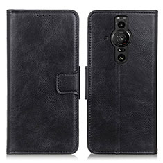 Coque Portefeuille Livre Cuir Etui Clapet M09L pour Sony Xperia PRO-I Noir