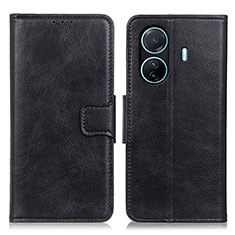 Coque Portefeuille Livre Cuir Etui Clapet M09L pour Vivo iQOO Z6 Pro 5G Noir