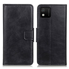 Coque Portefeuille Livre Cuir Etui Clapet M09L pour Wiko Y52 Noir