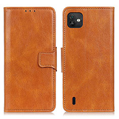 Coque Portefeuille Livre Cuir Etui Clapet M09L pour Wiko Y82 Marron