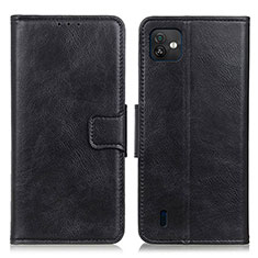 Coque Portefeuille Livre Cuir Etui Clapet M09L pour Wiko Y82 Noir