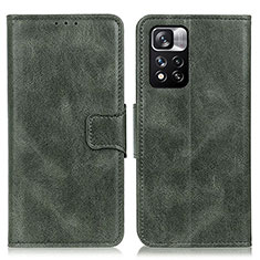 Coque Portefeuille Livre Cuir Etui Clapet M09L pour Xiaomi Mi 11i 5G (2022) Vert