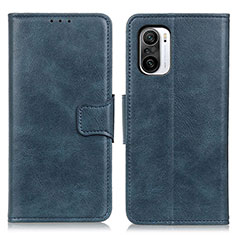 Coque Portefeuille Livre Cuir Etui Clapet M09L pour Xiaomi Mi 11i 5G Bleu