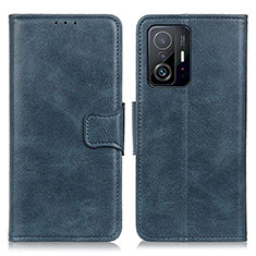 Coque Portefeuille Livre Cuir Etui Clapet M09L pour Xiaomi Mi 11T 5G Bleu