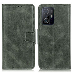 Coque Portefeuille Livre Cuir Etui Clapet M09L pour Xiaomi Mi 11T Pro 5G Vert