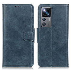 Coque Portefeuille Livre Cuir Etui Clapet M09L pour Xiaomi Mi 12T 5G Bleu