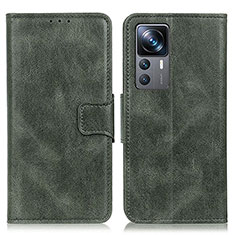 Coque Portefeuille Livre Cuir Etui Clapet M09L pour Xiaomi Mi 12T Pro 5G Vert