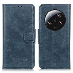 Coque Portefeuille Livre Cuir Etui Clapet M09L pour Xiaomi Mi 13 Ultra 5G Bleu