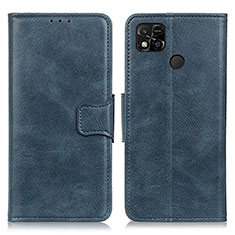 Coque Portefeuille Livre Cuir Etui Clapet M09L pour Xiaomi POCO C3 Bleu