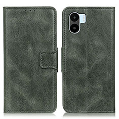 Coque Portefeuille Livre Cuir Etui Clapet M09L pour Xiaomi Poco C50 Vert