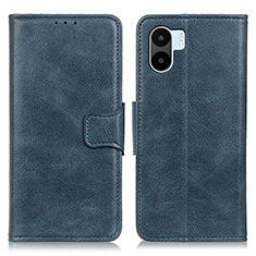 Coque Portefeuille Livre Cuir Etui Clapet M09L pour Xiaomi Poco C51 Bleu