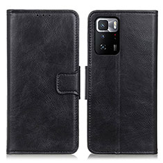 Coque Portefeuille Livre Cuir Etui Clapet M09L pour Xiaomi Poco X3 GT 5G Noir