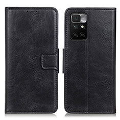 Coque Portefeuille Livre Cuir Etui Clapet M09L pour Xiaomi Redmi 10 4G Noir