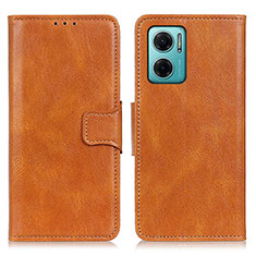 Coque Portefeuille Livre Cuir Etui Clapet M09L pour Xiaomi Redmi 10 5G Marron