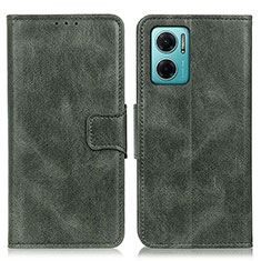 Coque Portefeuille Livre Cuir Etui Clapet M09L pour Xiaomi Redmi 10 5G Vert