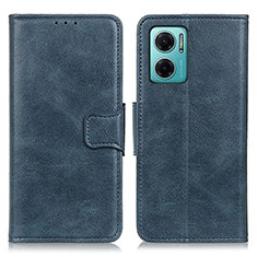 Coque Portefeuille Livre Cuir Etui Clapet M09L pour Xiaomi Redmi 10 Prime Plus 5G Bleu