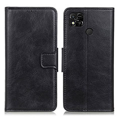 Coque Portefeuille Livre Cuir Etui Clapet M09L pour Xiaomi Redmi 9C Noir