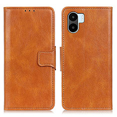 Coque Portefeuille Livre Cuir Etui Clapet M09L pour Xiaomi Redmi A2 Plus Marron