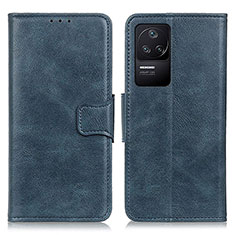 Coque Portefeuille Livre Cuir Etui Clapet M09L pour Xiaomi Redmi K40S 5G Bleu