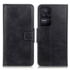 Coque Portefeuille Livre Cuir Etui Clapet M09L pour Xiaomi Redmi K40S 5G Noir