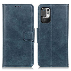 Coque Portefeuille Livre Cuir Etui Clapet M09L pour Xiaomi Redmi Note 11 SE 5G Bleu