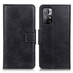 Coque Portefeuille Livre Cuir Etui Clapet M09L pour Xiaomi Redmi Note 11T 5G Noir