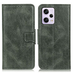 Coque Portefeuille Livre Cuir Etui Clapet M09L pour Xiaomi Redmi Note 12 Pro 5G Vert