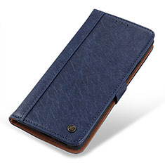 Coque Portefeuille Livre Cuir Etui Clapet M10L pour OnePlus 9 5G Bleu