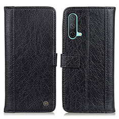 Coque Portefeuille Livre Cuir Etui Clapet M10L pour OnePlus Nord CE 5G Noir