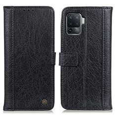 Coque Portefeuille Livre Cuir Etui Clapet M10L pour Oppo A94 4G Noir