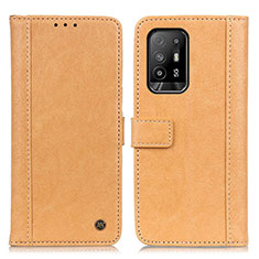 Coque Portefeuille Livre Cuir Etui Clapet M10L pour Oppo Reno5 Z 5G Kaki