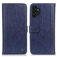 Coque Portefeuille Livre Cuir Etui Clapet M10L pour Samsung Galaxy A13 5G Bleu